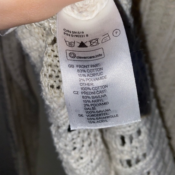 H&M off white knit sweater - Picture 4 of 4